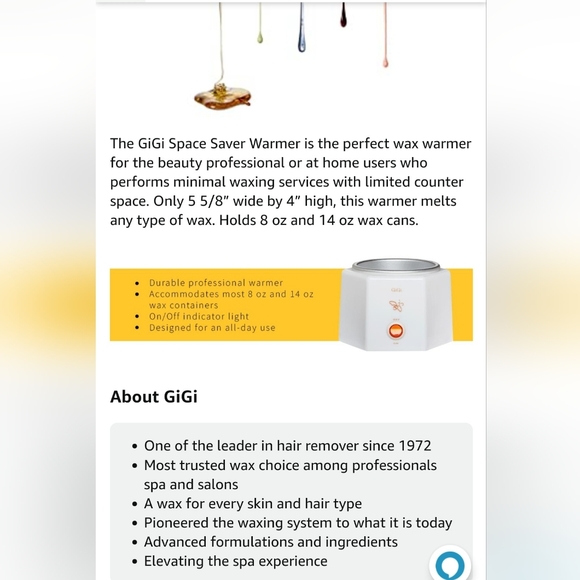 GIGI Wax warmer, space saver - Picture 4 of 4